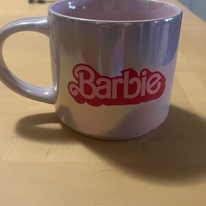 Barbie Pink and White Coffee Mug